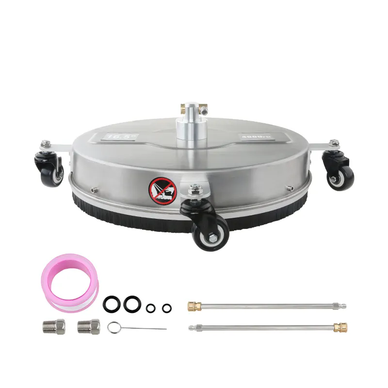 16.5 Inch Washer Surface Cleaner Stainless Steel Pressure Washer Chassis Rotary Flat Surface Cleaner