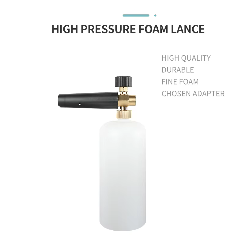 SPS High Pressure Snow Foam Cannon Lance Car Cleaning Tool Equipment Foam Sprayer Foam Bottle for Cars manufacture