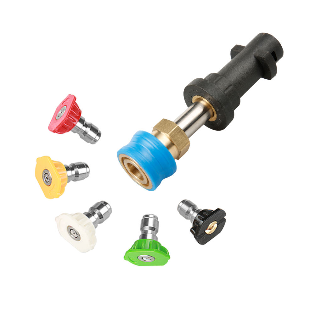 Pressure Washer Gun 1/4 Inch Quick Connect Foam Lance Adapter With 0.8 Inch Wand Karchers K Series Adapter