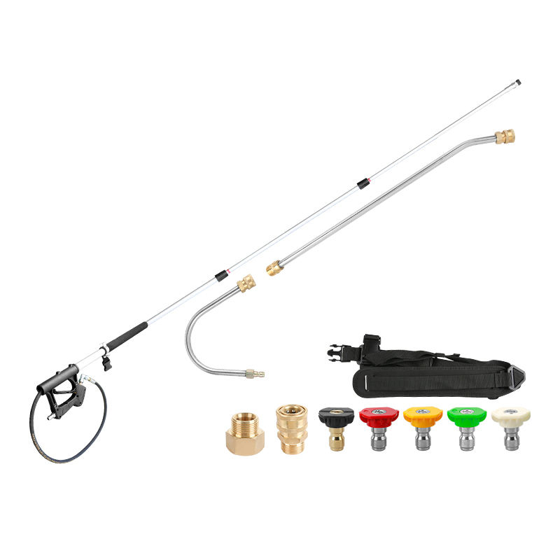 SPS 29MPA 3 Section Telescoping Extension Wand for High Pressure Washer Pressure Water Gun Telescopic Gutter Cleaner