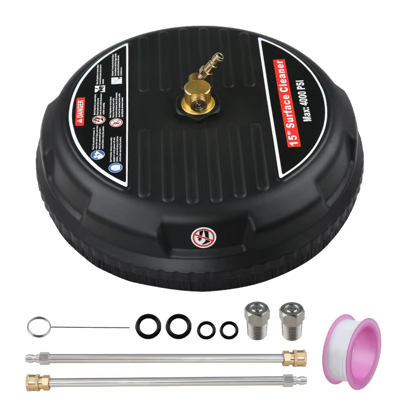 SPS 4000PSI Rotatable High Pressure Surface Cleaner Kit 15 Inch Ground Cleaner With Extension Wands manufacture