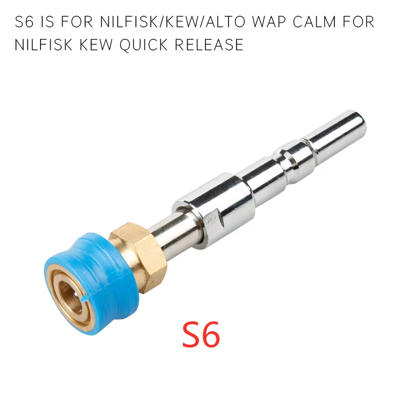 High Pressure Car Washer Accessories 1/4'' Quick Connector Snow Foam Lance Cannon Adapter details