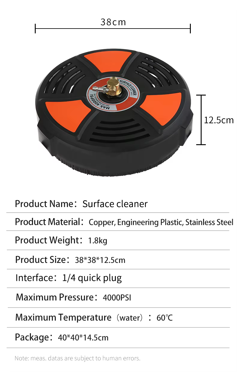 SPS 4000PSI Pressure Washer Flat Surface Cleaner Floor Cleaner Ground Cleaning Machine details