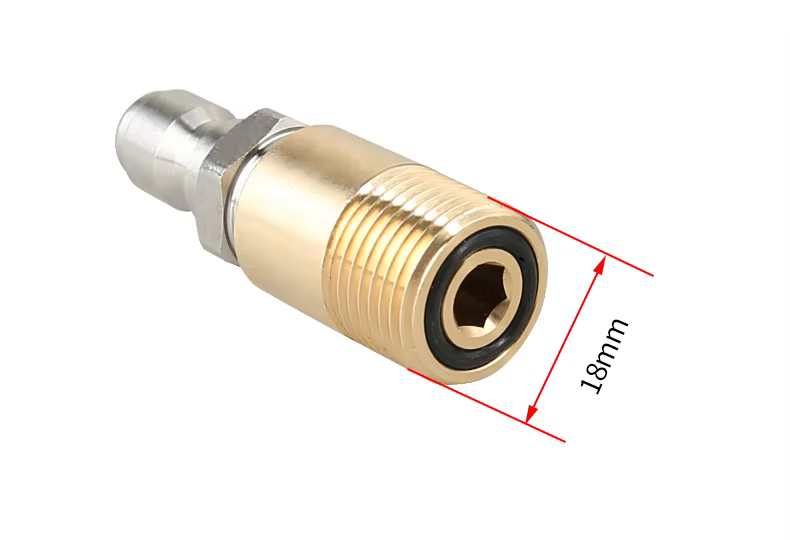 SPS HD Series 1/4 Quick Plug High Pressure Washer New Quick Connect Adapters Coupler Fitting details