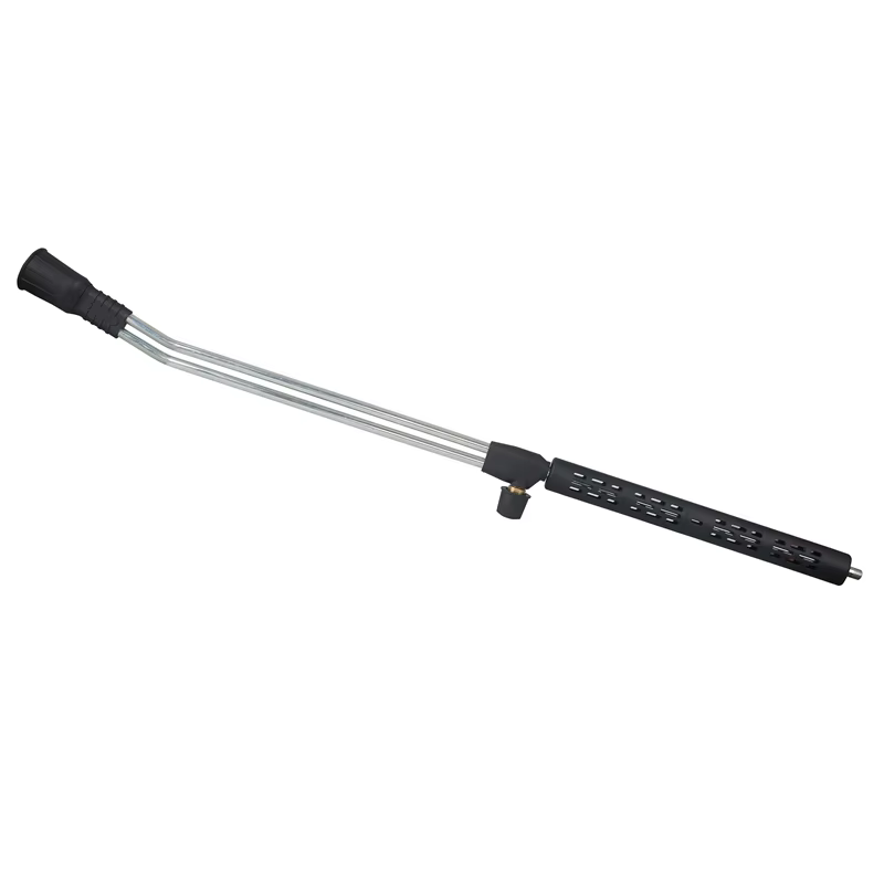 4000PSI Adjustable 304 Stainless Steel Gun 15 Degree Bend Dual Extension Rod MNPT1/4'' *2 Low Pressure Conversion High Pressure Double Wand  manufacture