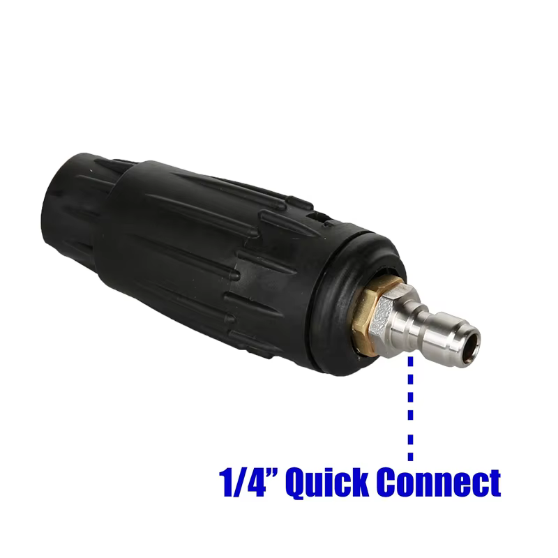 SPS 5000PSI High Pressure Gun Hose Nozzle 1/4'' Quick Spray Tips Adjustable Pressure Washer Brass Spray Gun Nozzle details