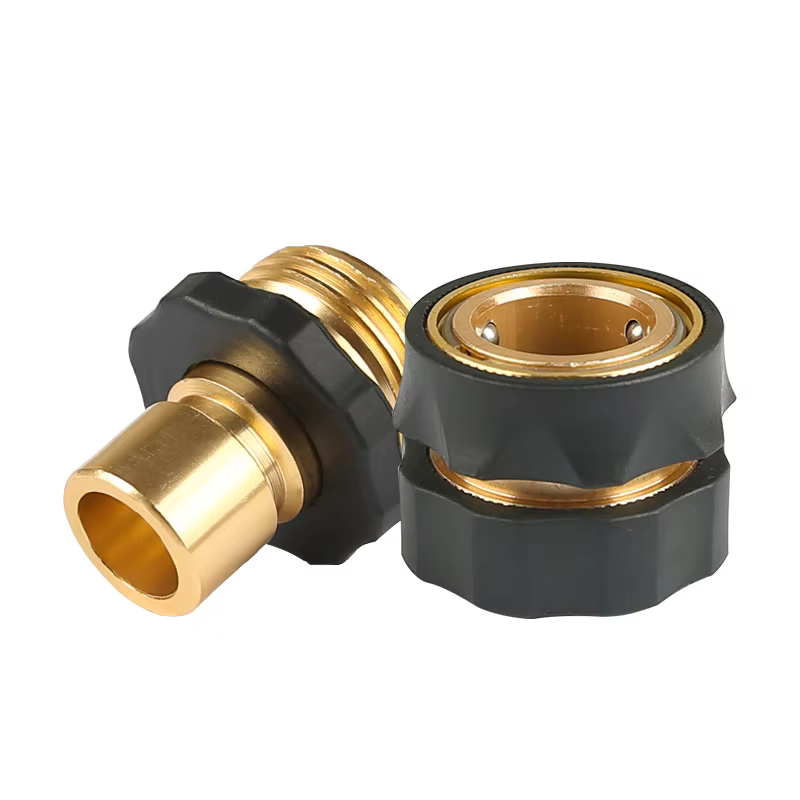 SPS 3/4 Inch Water Hose Quick Plug Male Quick Coupling Female Aluminum Alloy Garden Hose Quick Connector details