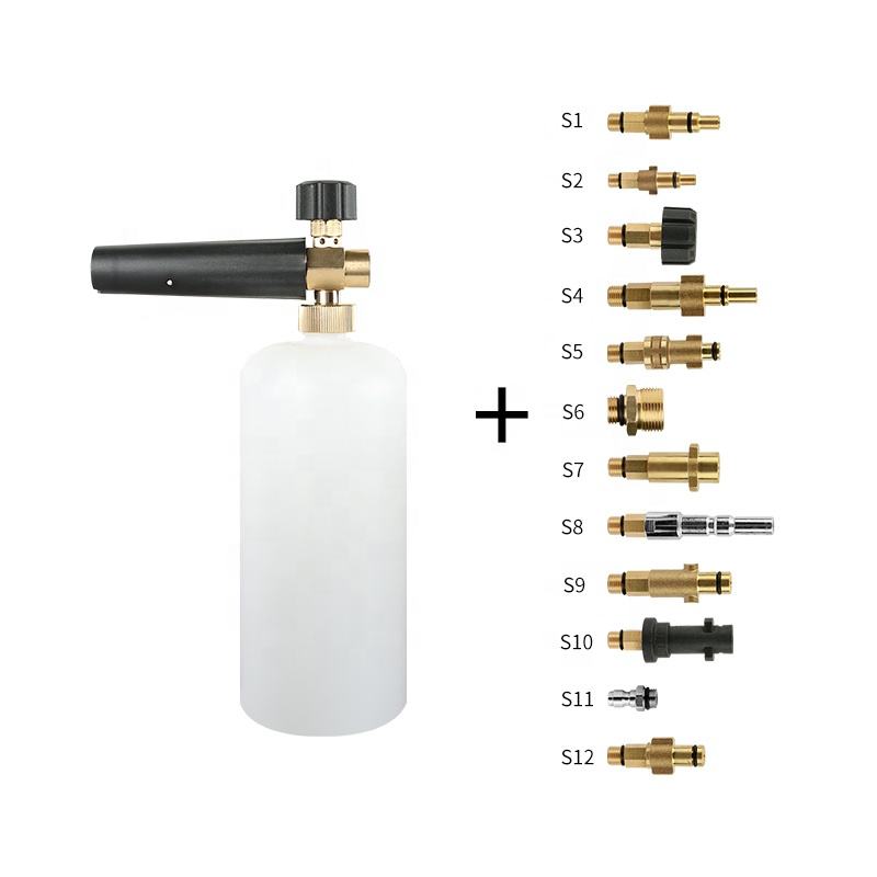 SPS High Pressure Snow Foam Cannon Lance Car Cleaning Tool Equipment Foam Sprayer Foam Bottle for Cars