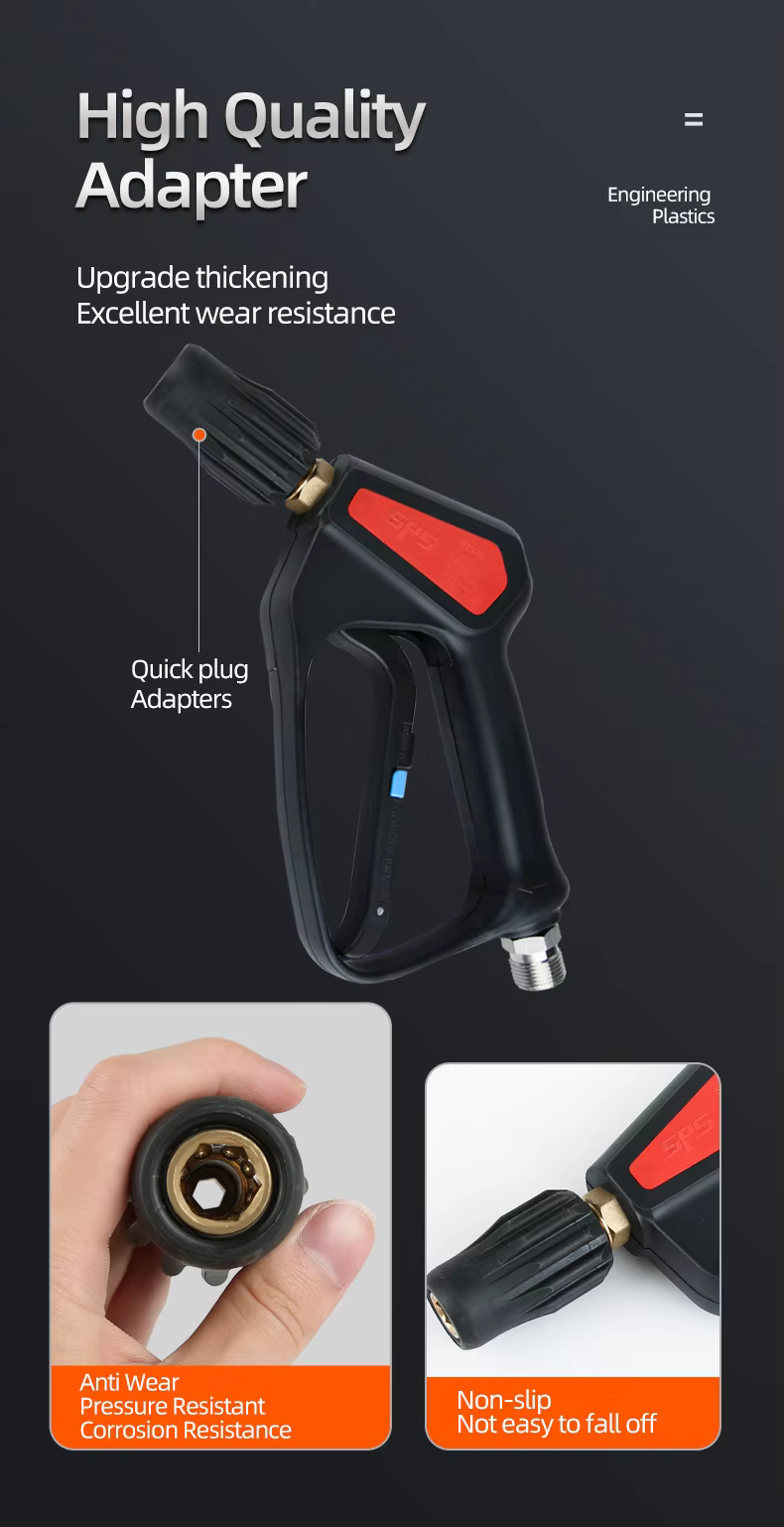 SPS 350BAR 5000PSI High Pressure Washer Quick Plug Adapter 1/4 Male Quick Connect Brass Kew Quick Coupler for High Pressure Gun supplier