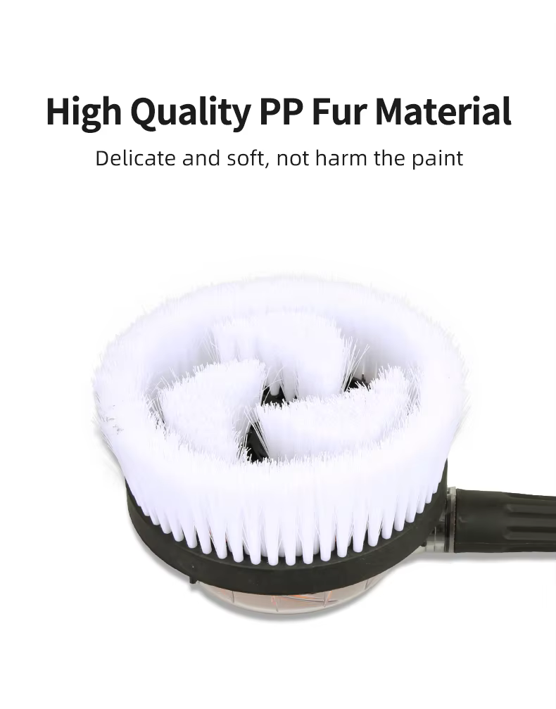 SPS Auto-rotating Car Wash Brush High Pressure Washer Car Washer PP Soft Fur Brushes factory