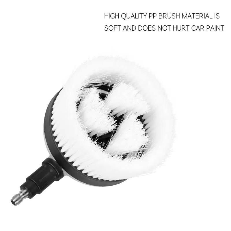 1/4 Inch Quick Connect Car Surface Cleaning Tool Kit High Pressure Washer Rotary Car Washer Brushes manufacture