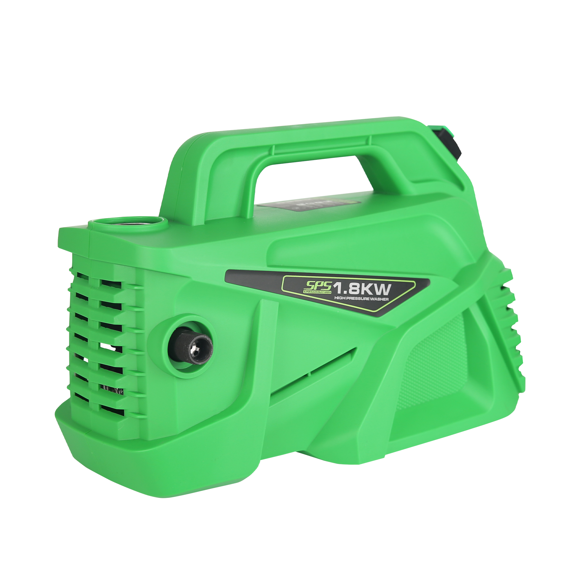 Let the automatic power washer do the hard work for you.