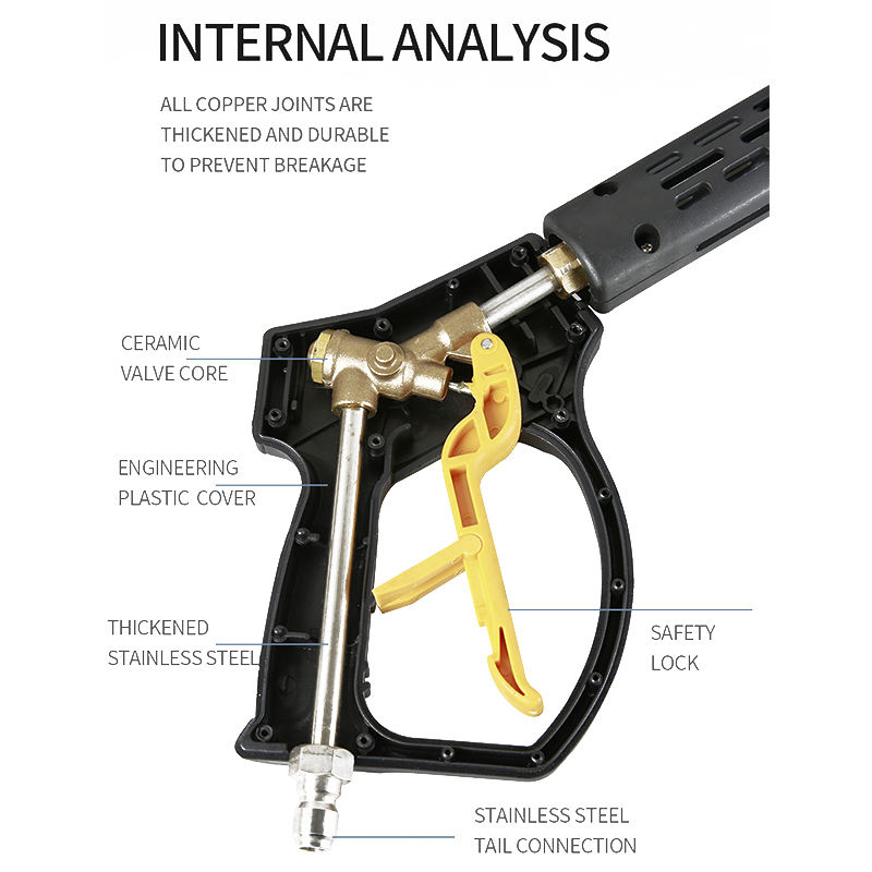 Tackle tough jobs with precision using a dual lance pressure washer