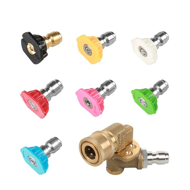 SPS Hot Sale 5 Angles Quick Connecting Adjustable Pivot Adaptor Pressure Washer Pivoting Coupler