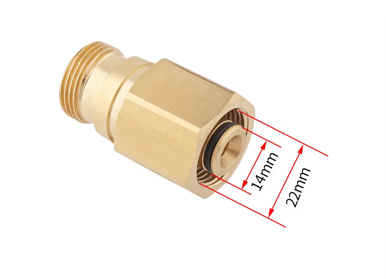SPS M22-15 mm Male to M22-14 mm Female High Pressure Washer Old to New Coupler Fitting Adapters manufacture