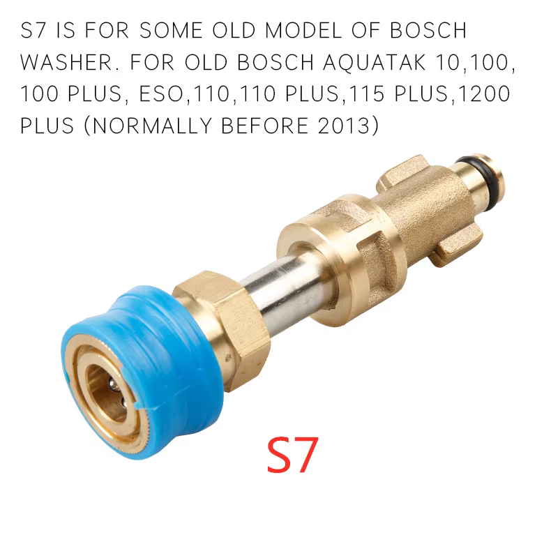 High Pressure Car Washer Accessories 1/4'' Quick Connector Snow Foam Lance Cannon Adapter factory