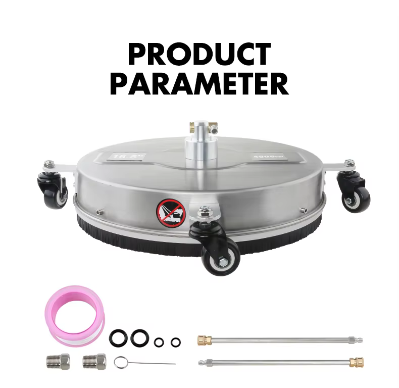 16.5 Inch Washer Surface Cleaner Stainless Steel Pressure Washer Chassis Rotary Flat Surface Cleaner factory