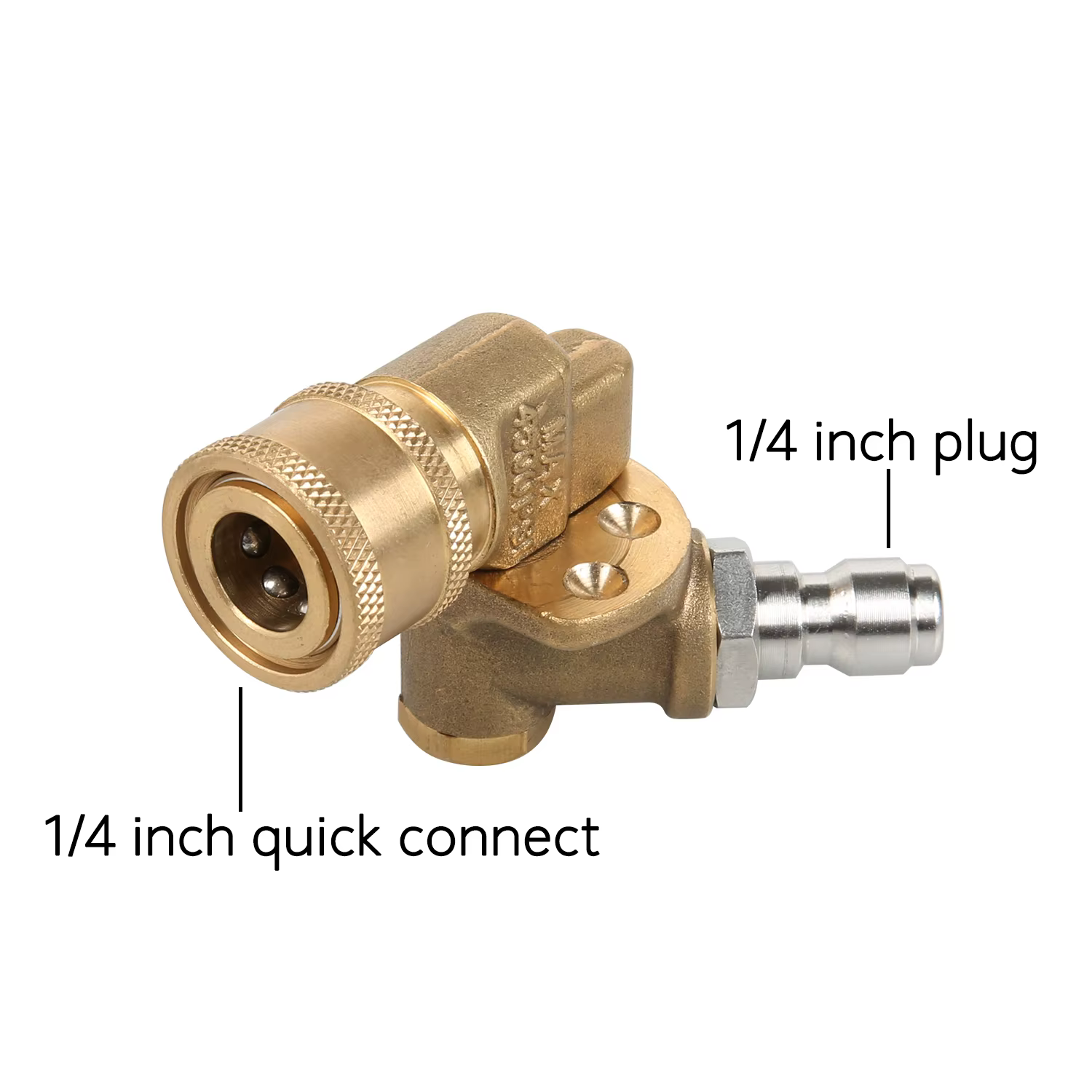 SPS 180 Degree Pressure Washer Nozzle Tips Quick Connecting Pivoting Adapter Coupler Rotating Nozzle for High Pressure Washer factory
