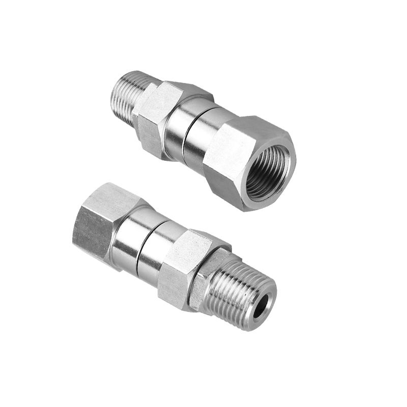 SPS Anti-winding Stainless Steel 3/8 Female to 3/8 Male High Pressure Washer Fitting