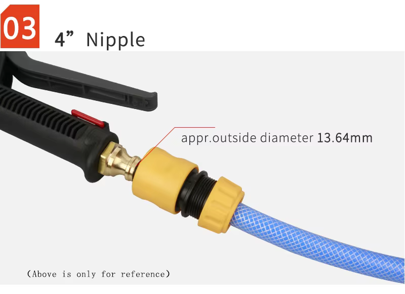 SPS ODM Water Spray Gun High Pressure Wax Liquid Car Washer Long Gun Portable for Chemical Liquid Spray Gun supplier