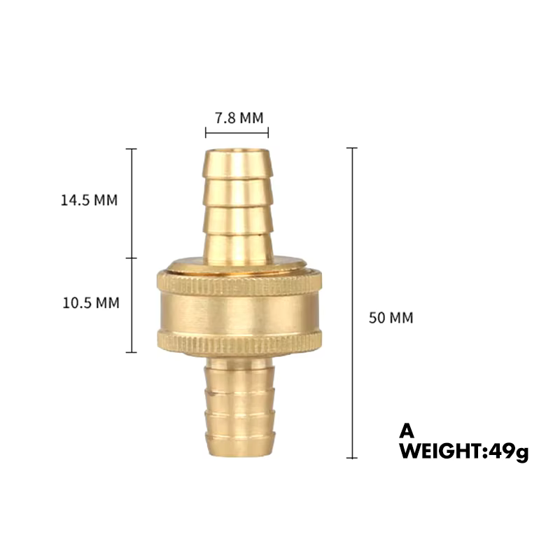 Factory New Model Hose Fittings Pure Copper Adapter 3/4 Inch Pressure Hose Connector factory