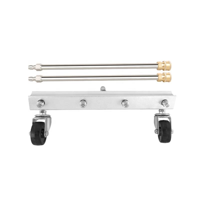 4000PSI 15Inch Stainless Steel Pressure Washer Surface Cleaner Power Washer Surface Cleaner With Two Extension Rods