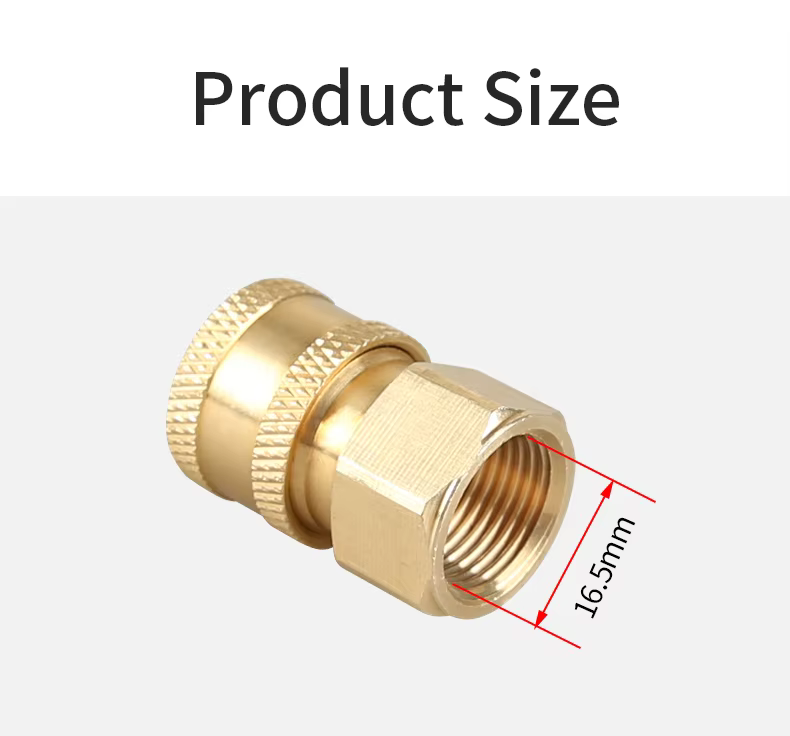 SPS HD Series 1/4 Quick Plug High Pressure Washer New Quick Connect Adapters Coupler Fitting details