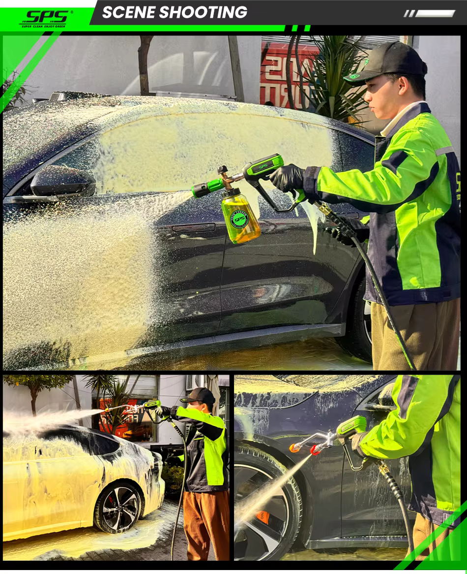 5000PSI 60L/Min High Pressure Washer Gun Cold Water Car Wash Power Washer Gun Spray Trigger Short Gun factory