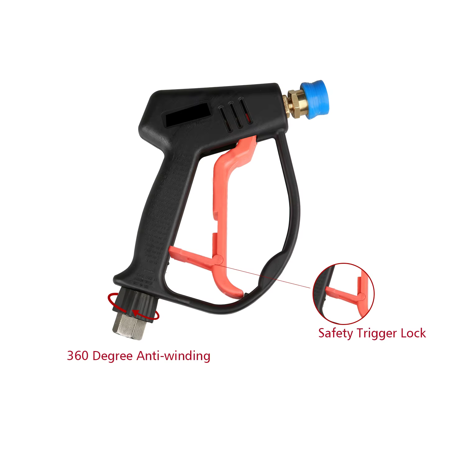 SPS 4000 PSI Best High Pressure Power Washer Water Short Gun Car Wash Equipment Parts With Spray Nozzles details