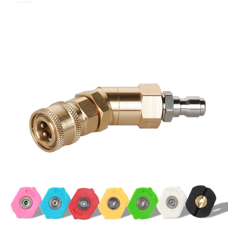 SPS 360 Degree Pivoting Coupler With 7 Water Spray Nozzle Tips Pressure Rotating Nozzle