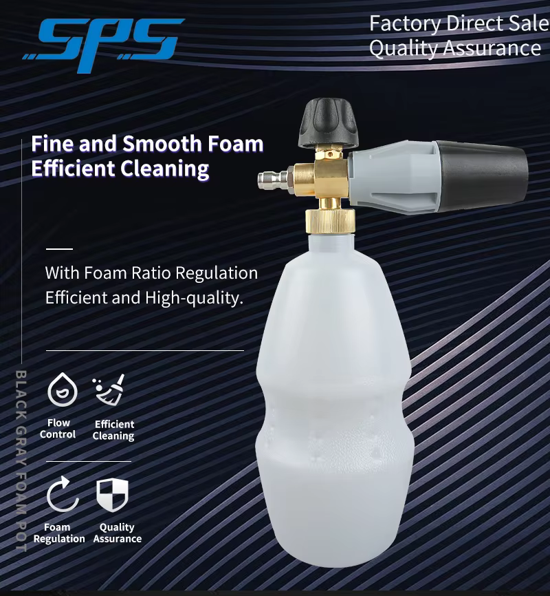 SPS Hot Sale Adjustable Nozzle Snow Foam Cannon Car Wash Foam Sprayer details