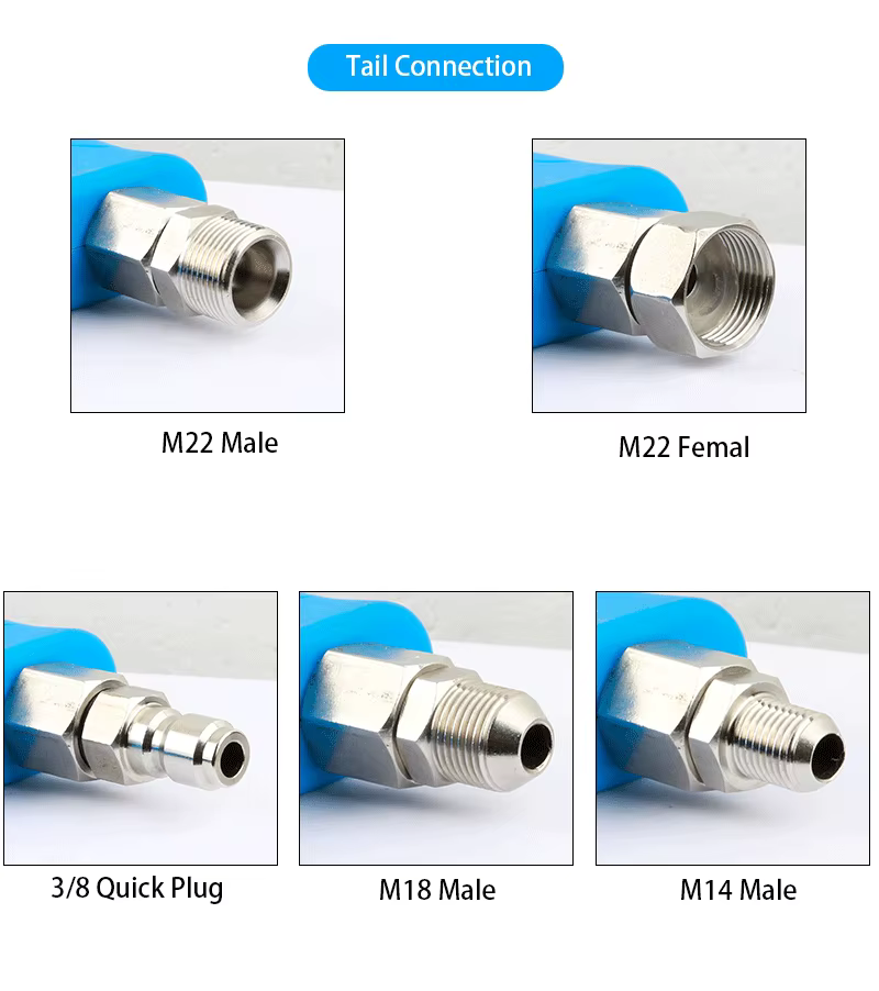 SPS Parts Pressure Car Washer Portable High-Pressure Water Mist Gun Car Wash With Atomization Nozzle details