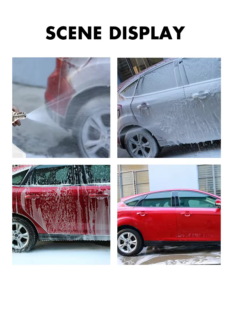 New Pressure Washer Accessories Solid Brass Foam Head High Pressure Snow Foam Lance Spray Foam Gun manufacture