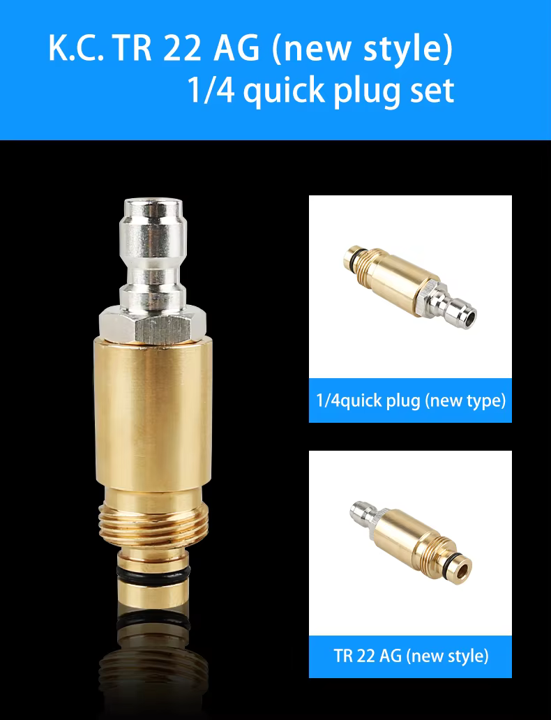 1/4 Inch Male Female Thread,High Pressure Washer Brass Coupler Fitting factory