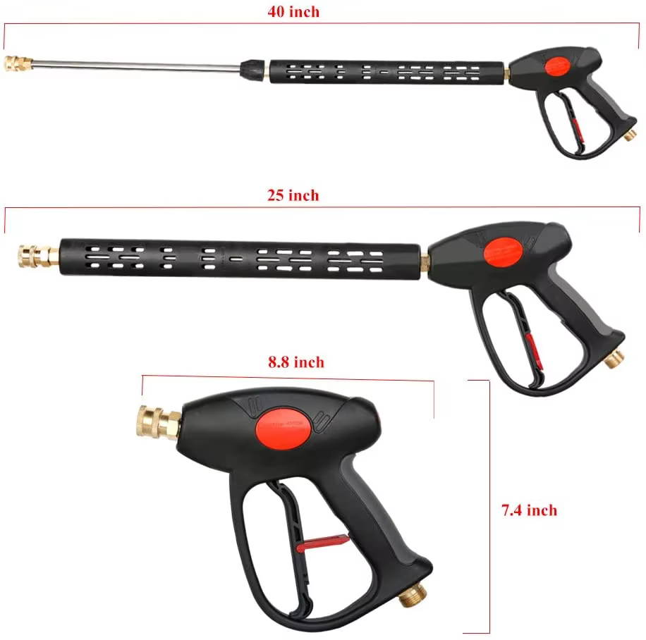 SPS Pressure Washer Accessories 4000PSI High Pressure Water Spray Gun With Extension Wand Set for Sale supplier