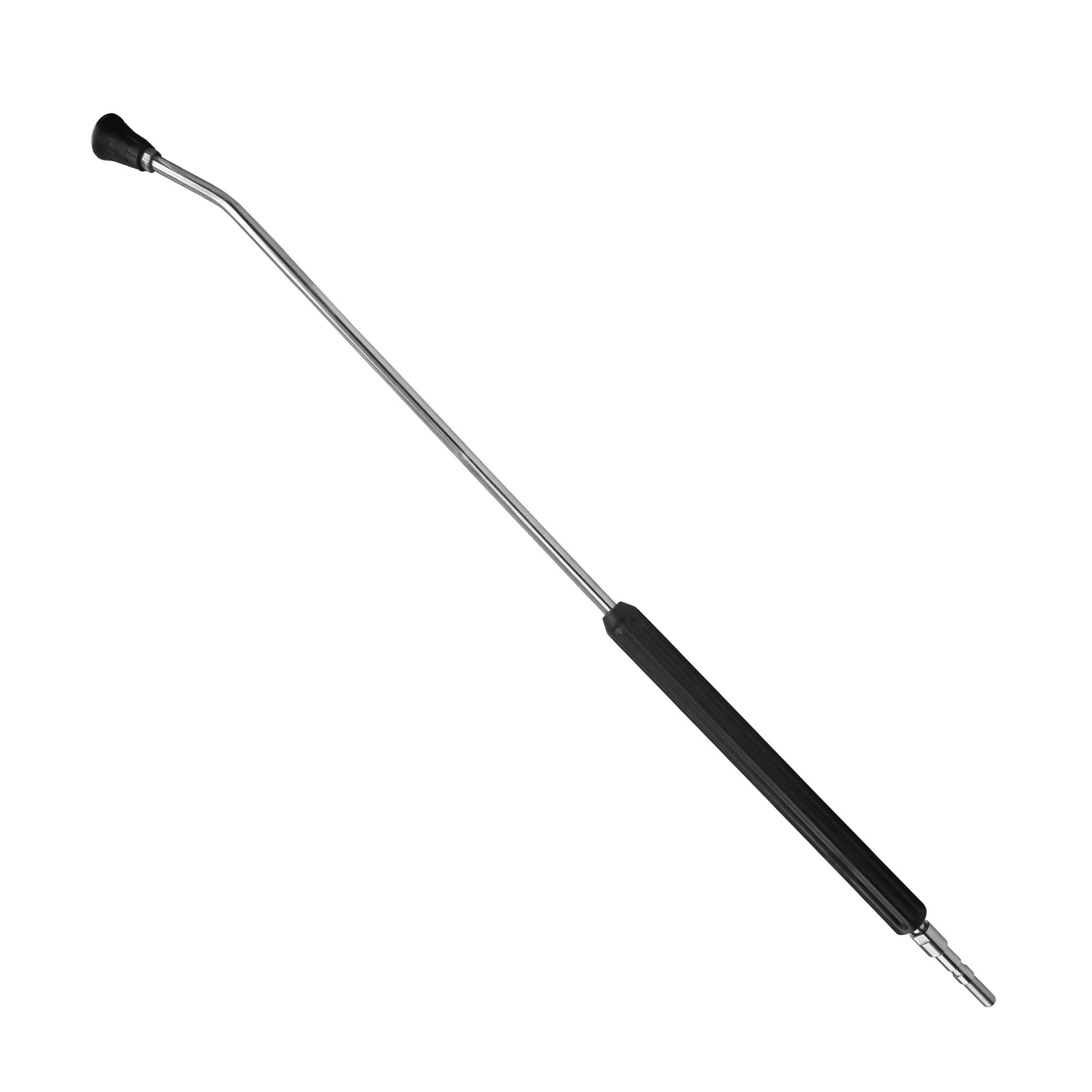 High Pressure Water Gun Extension Rod 25° Fan Shape Nozzle 120cm 1/4 Inch Kew Quick Plug Stainless Steel Lance for Car Washer
