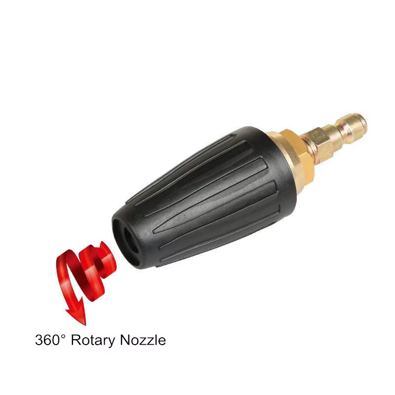 SPS 3000 PSI Solid Brass High Pressure Washer Turbo Nozzle Quick Connect Rotating Aluminum Water Nozzle manufacture