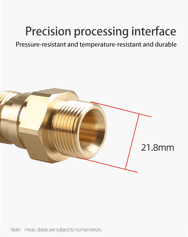 SPS M22mm Male to M22mm Male High Quality Brass Joint High Pressure Washer Coupler Fitting K.C. Adapters details
