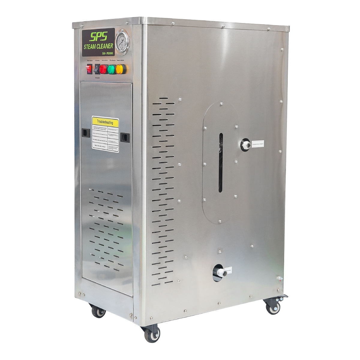 220V High Quality Stainless Steel 99% Thermal Efficiency 9kw Electric Steam Car Wash Machine for Auto Cleaning