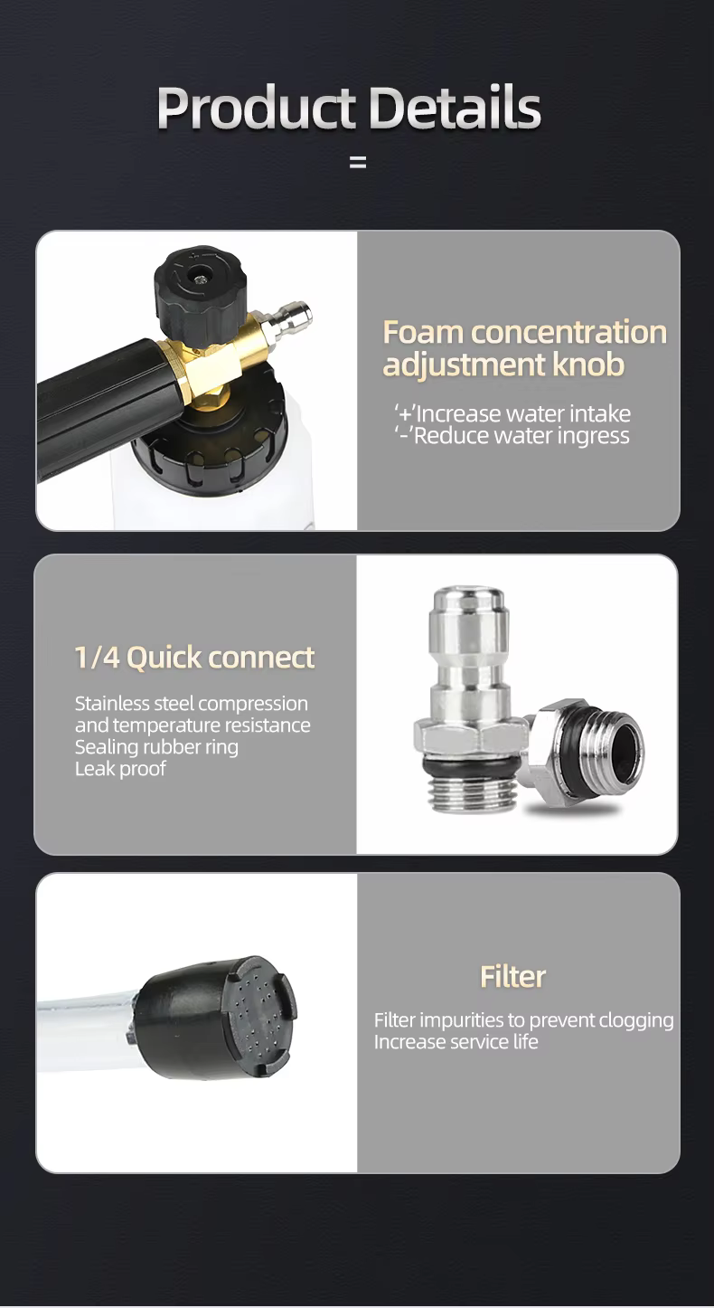 SPS 5000 PSI High Pressure Premium Extension Rod Foam Cannon Snow Foam Lance With Quick Connector supplier