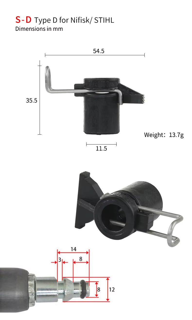SPS High Pressure Washer Adapter Water Hose Fitting for Car Wash Water Gun Quick Connector manufacture