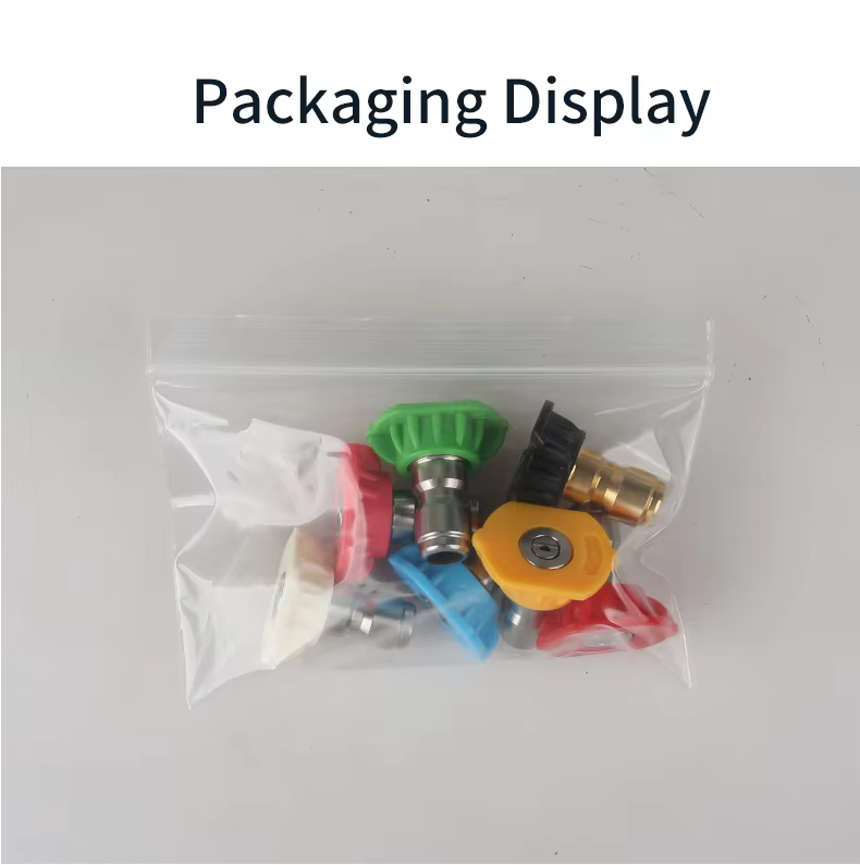 SPS 7 Color Nozzle 1/4" Quick Connect Car Wash Tips Soap and Rinse Jet Stream Long Range Nozzle factory