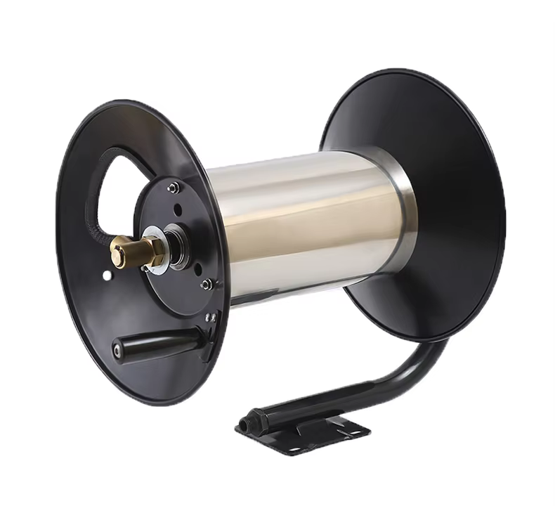 SPS 5000PSI 100FT High Pressure Water Hose Reel Pressure Washer Reel Hose Heavy Duty Steel Hose Reel manufacture
