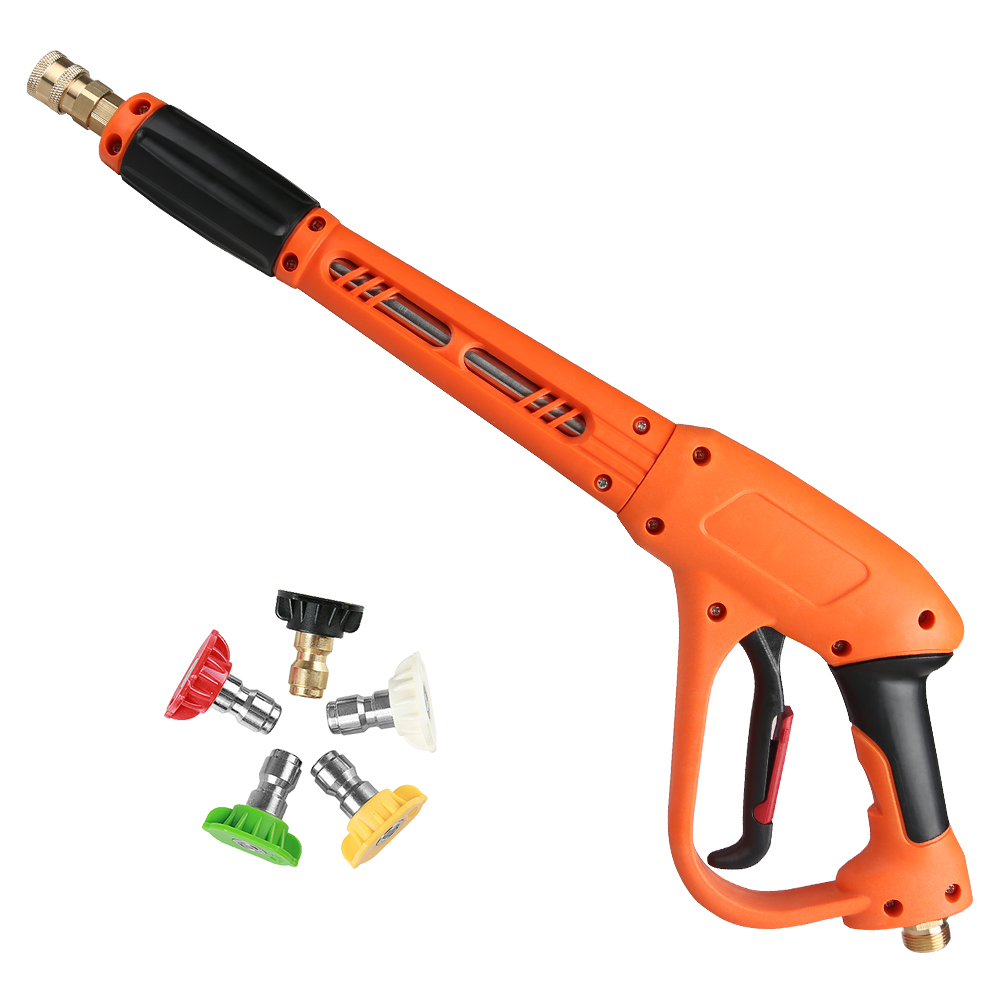 SPS 4200PSI högtrycksvattenpistol för bilvåg - Jordbruksrengöringspistol - Orange setversion