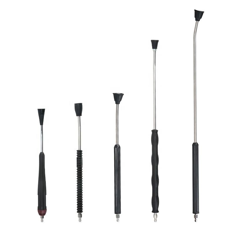 SPS High Pressure Washer Gun With Extension Wand Stainless Steel Car Washing Extension Rod