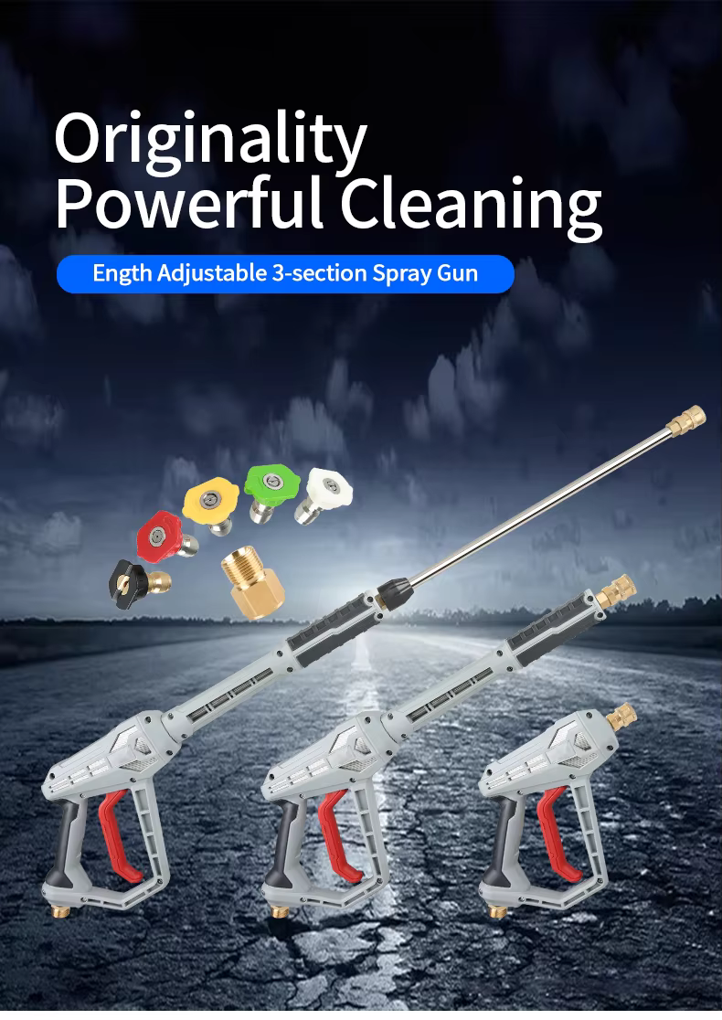 SPS Hot Sale 4500 PSI Grey High Pressure Water Power Spray Gun for Car Wash manufacture
