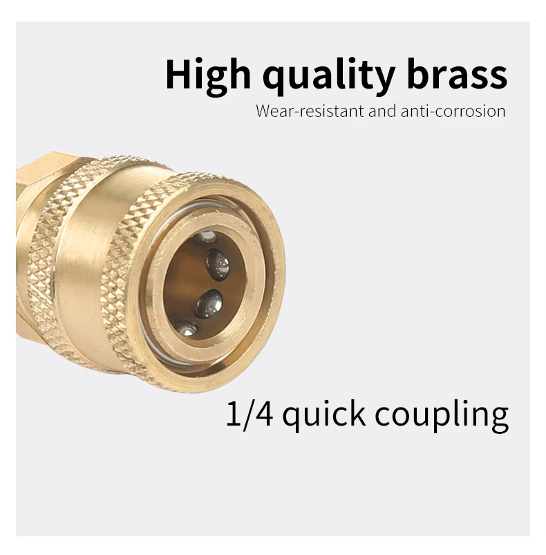 SPS 1/4 Quick Coupling Brass Quick Connector Quick Release Fittings Connect Pressure Cleaner supplier
