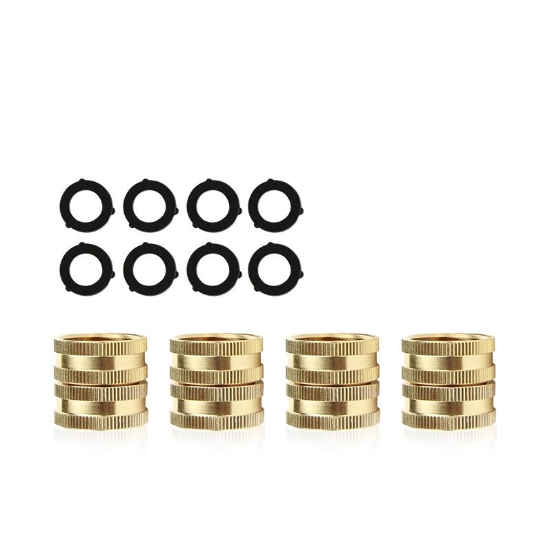 SPS Car Cleaning 3/4 Inch Internal Thread Brass Quick Connect Fittings Kits for Garden Hose
