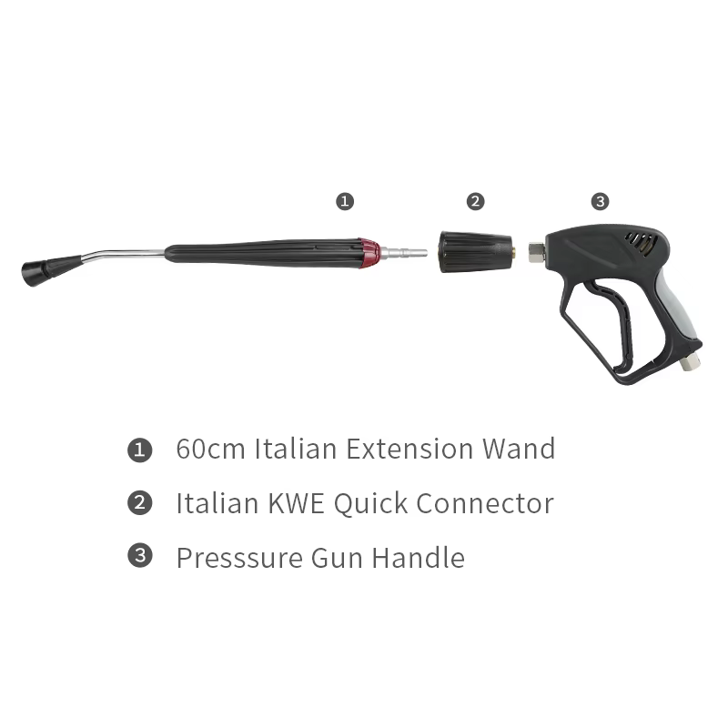 SPS Hot Sale Car Wash Equipment 350 Bar High Pressure Washer Water Spray Cleaning Gun With Italian Extension Wand manufacture