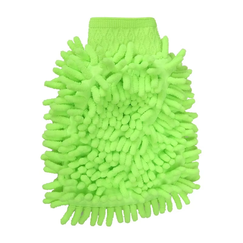 SPS HOT Sale Car Clean Wash Glove Soft Microfiber details
